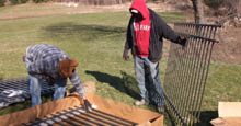 Marking Fence Panels To Layout For Installation